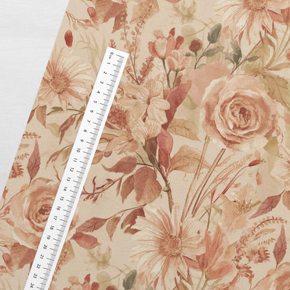 Image en jersey de coton - motif floral d’automne 200 g/m² – disponible chez Šarlotes audumi