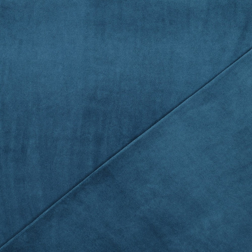 Image de velours de coton - pétrole 250 g/m² – disponible chez Šarlotes audumi