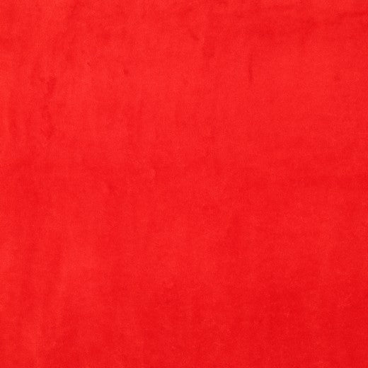 Velours de coton - rouge 250 g/m²