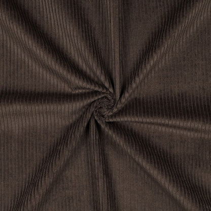 Kokvilnas velvets - šokolādes brūns 280 g/m²