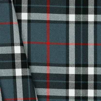 Suit fabric-grey checkered 230 g/m²