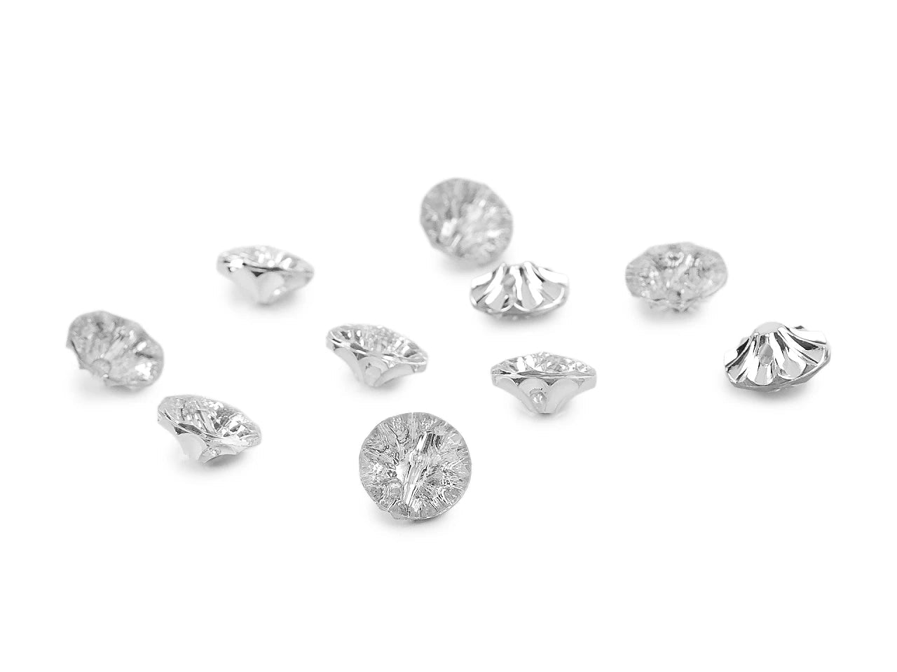 Image de boutons en cristal avec pied (différentes tailles) – disponibles chez Šarlotes audumi