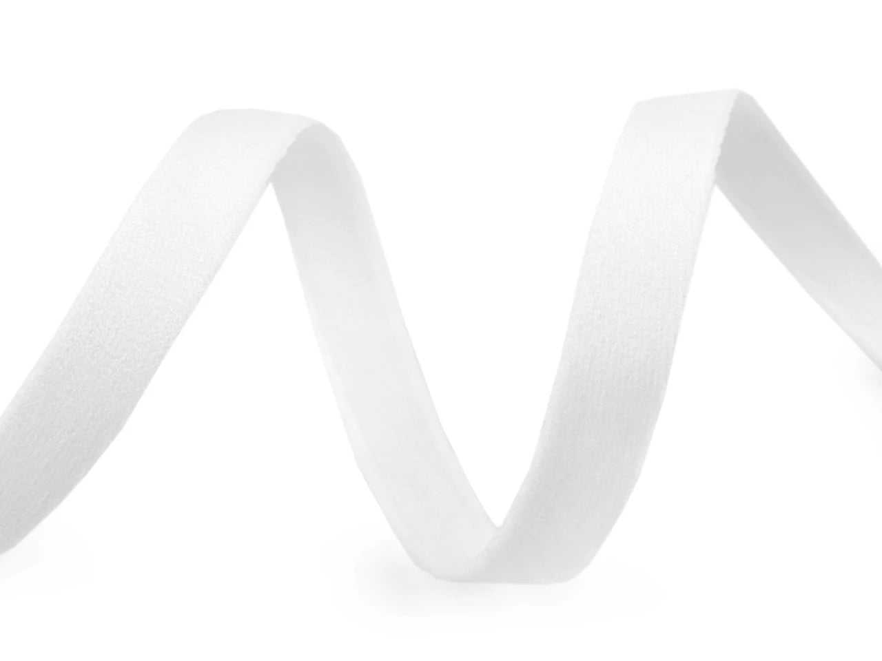 Ruban canal/tunnel pour armatures de soutien-gorge et corset 11 mm - blanc