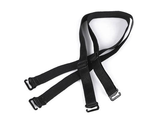 Bretelles de soutien-gorge 12 mm - noires