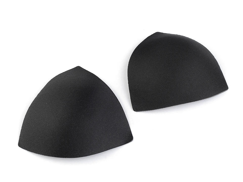 Coussinets de soutien-gorge pour maillots de bain, lingerie et corsets - noirs - taille M