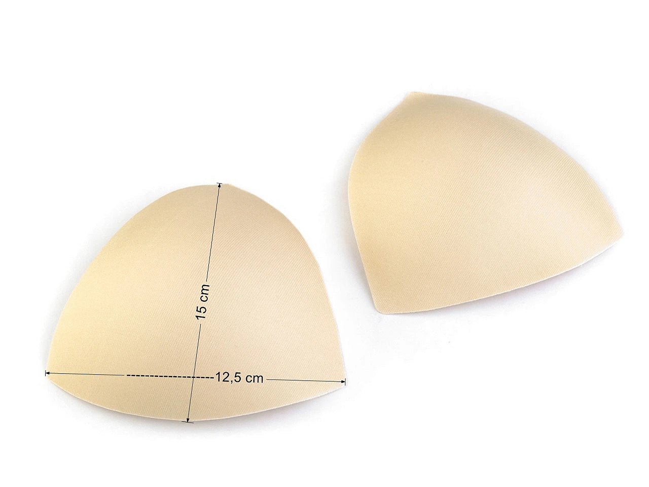 Image of bra pads for swimsuits, lingerie, corsets - black, size S – available at Šarlotes audumi