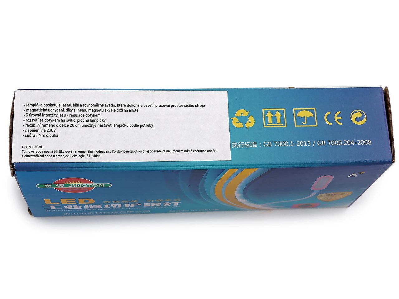 LED-magneettivalo ompelukoneeseen – saatavilla Šarlotes audumi