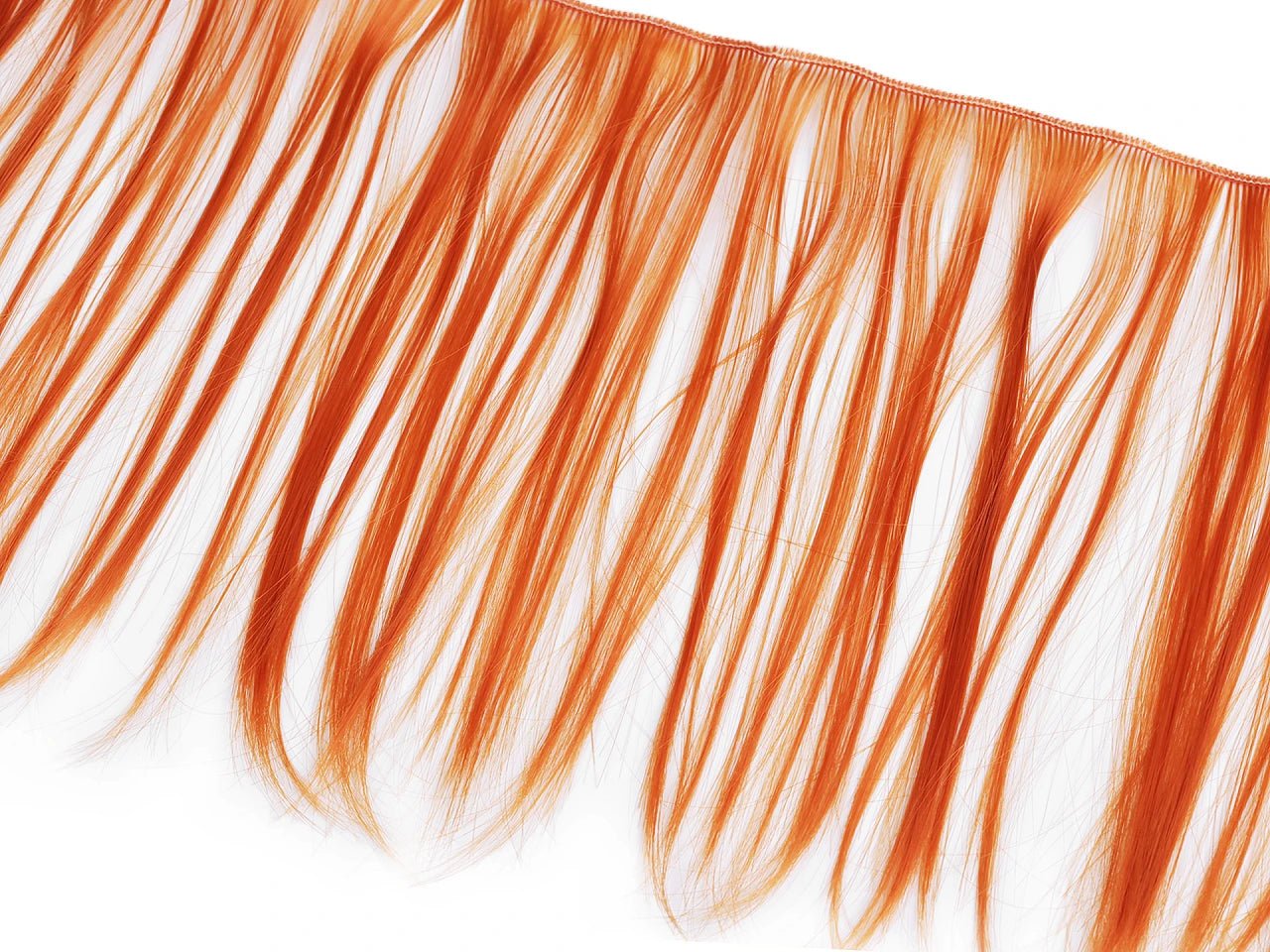 cheveux de poupée 20 cm - roux