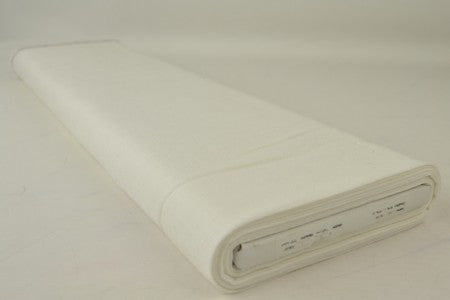 Linen with viscose, warm white 200 g/m²