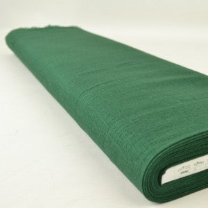 Linen with viscose, emerald green 200 g/m²