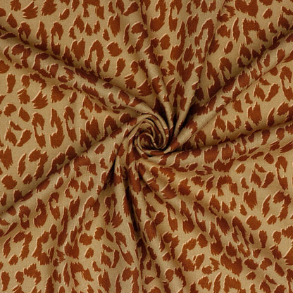 Lin avec viscose - motif animal 180 g/m²