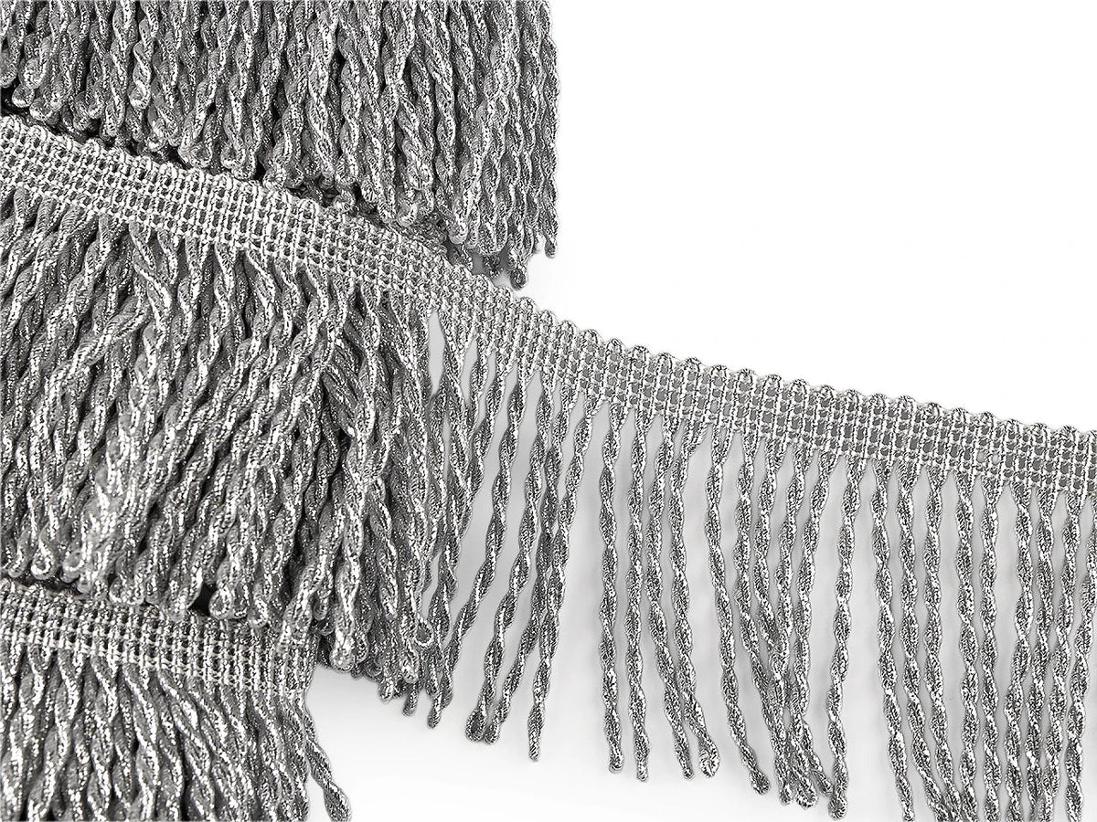 Kuva lurex-hapsuista, 80 mm – saatavilla verkossa Šarlotes audumi