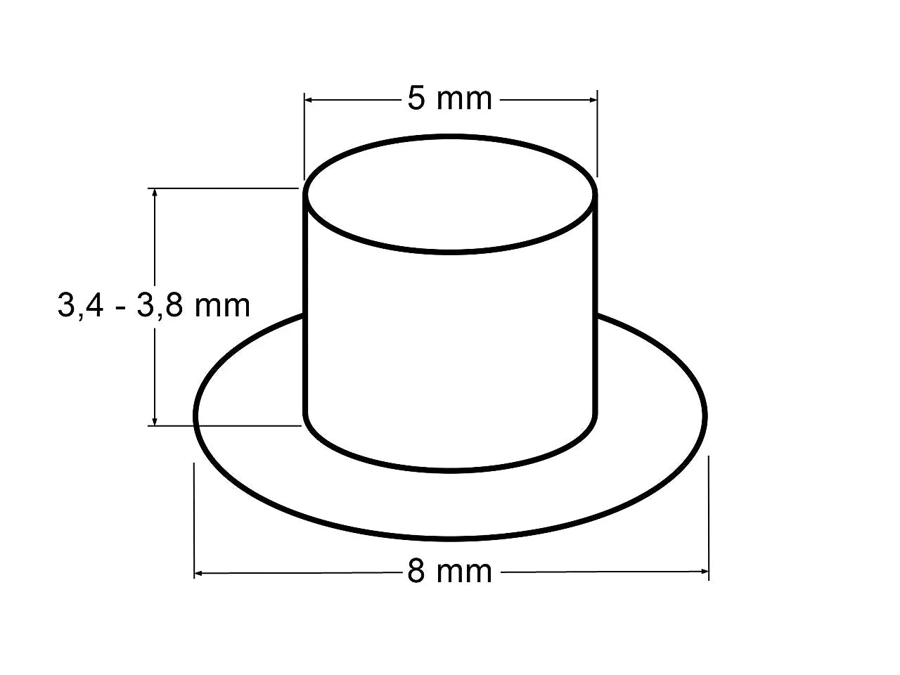 Image de Luversu, jeu d’anneaux avec outil Ø5 / Ø8 mm – disponible chez Šarlotes audumi