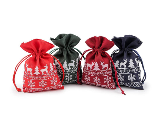 Image of a patterned pouch | 10×15 cm | assorted shades – available at Charlotte's Fabrics