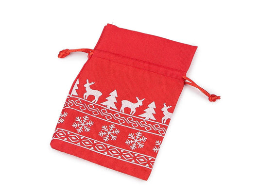 Image of a patterned bag | 10×15 cm | assorted shades – available at Charlotte's Fabrics