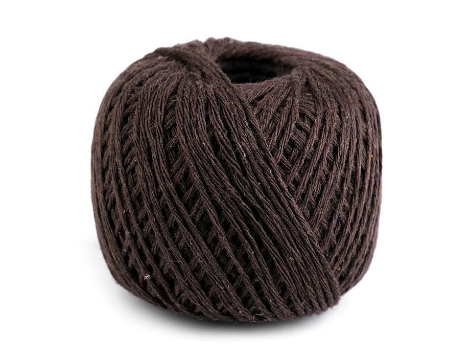 Image with macramé cotton cord Ø2 50 m | various shades – available at Šarlotes audumi
