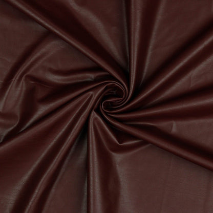 Artificial leather with elastane - burgundy 260 g/m²