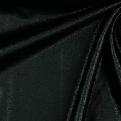 Mākslīgā āda ar elastānu - melna 260 g/m²
