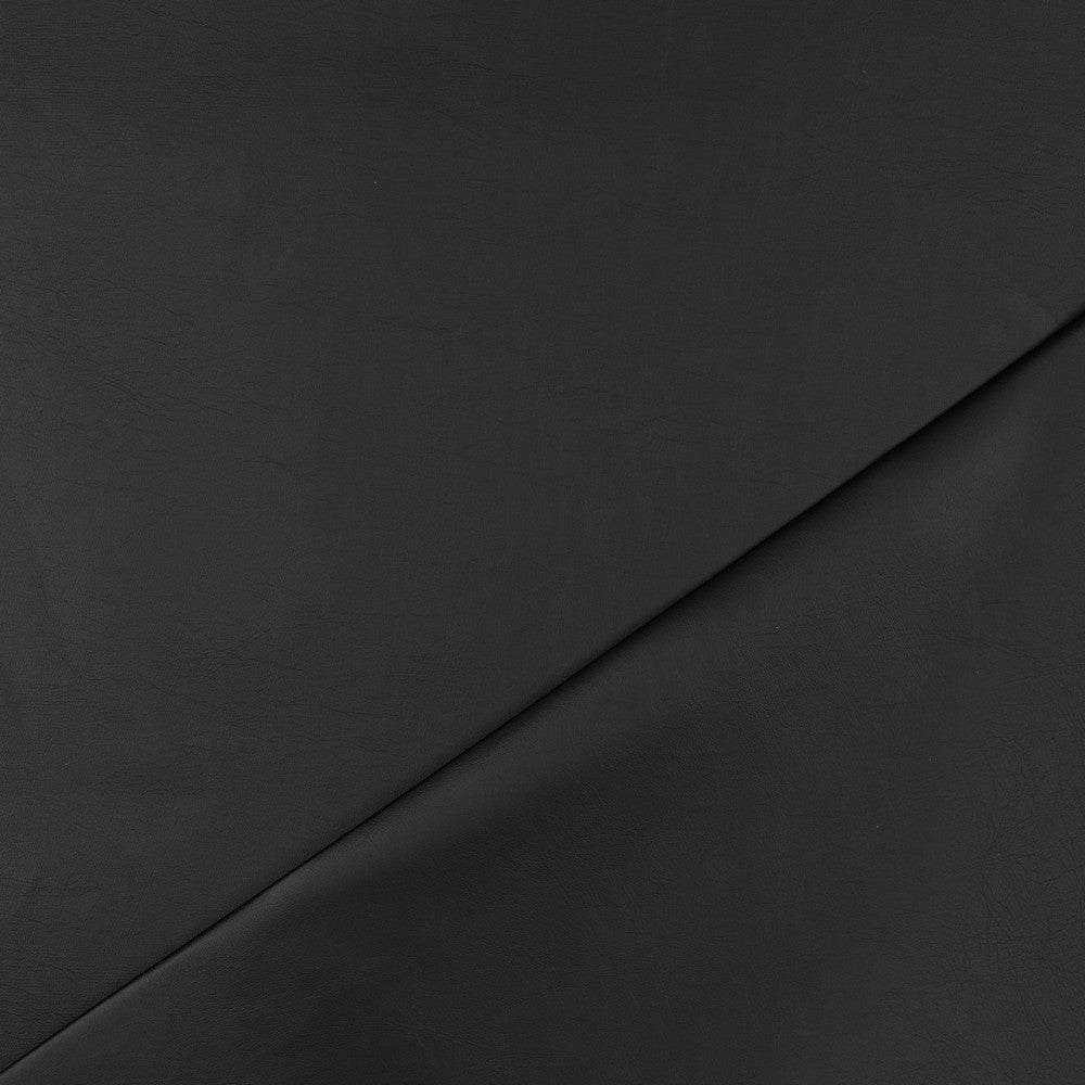 Artificial leather - black matte 320 g/m²