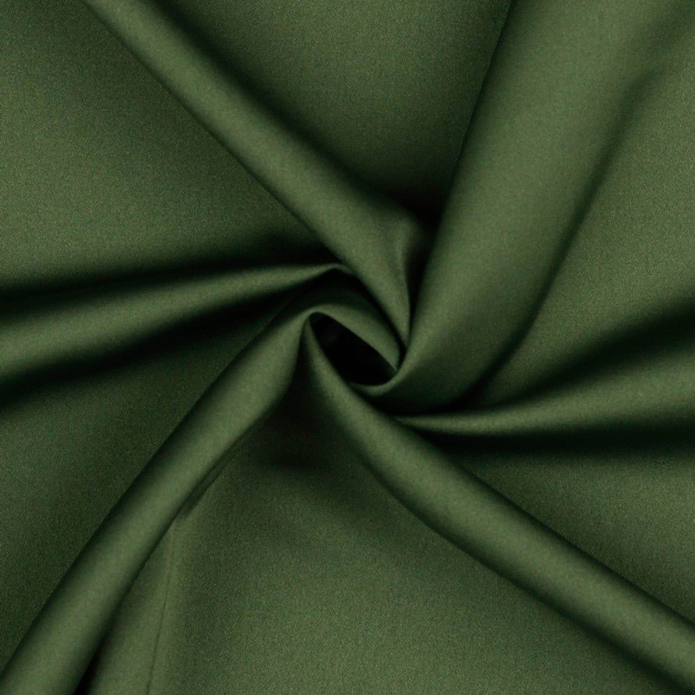 Tissu en soie artificielle - kaki 140 g/m²
