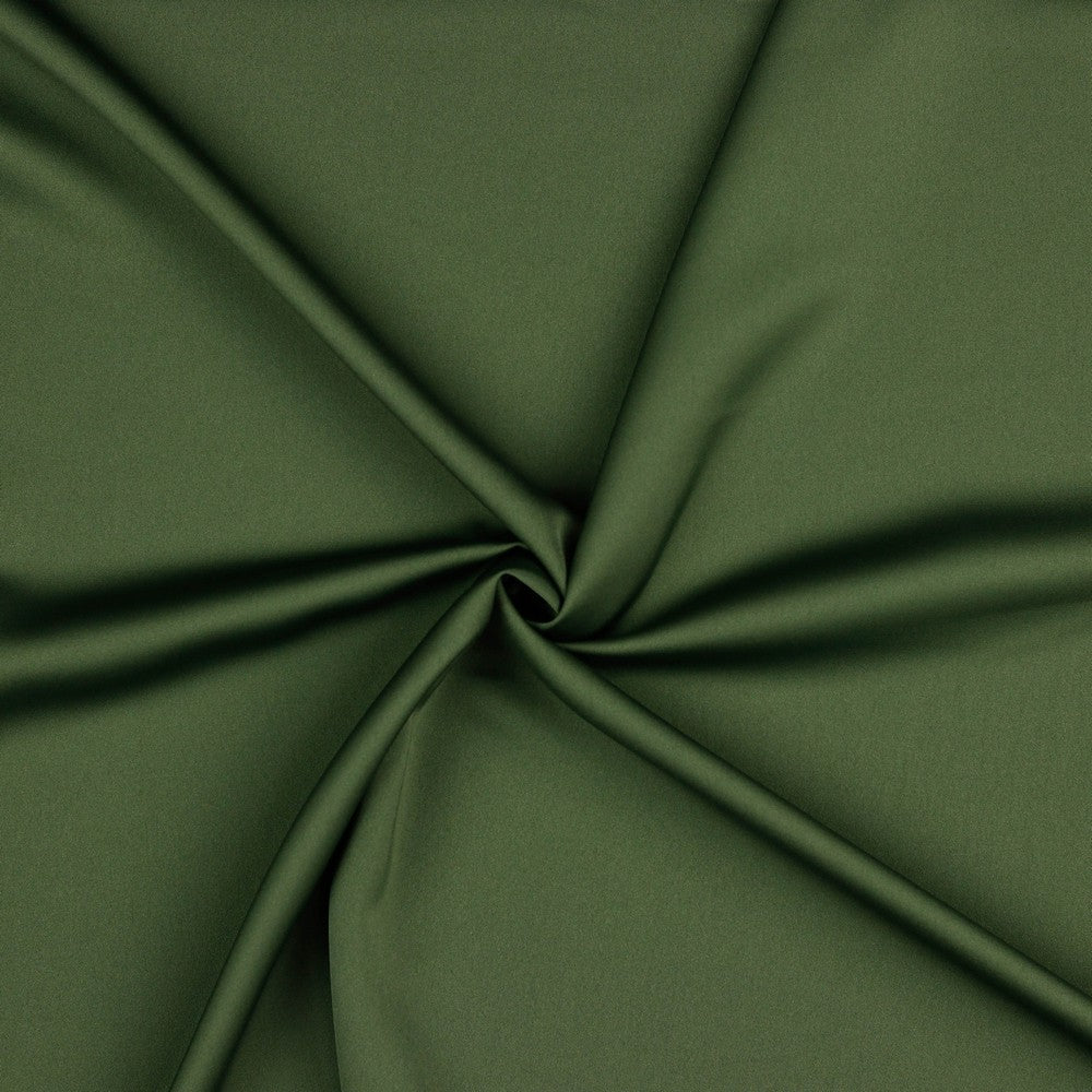 Tissu en soie artificielle - kaki 140 g/m²