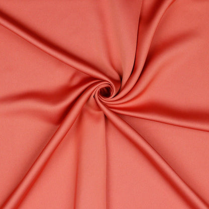 Tissu en soie artificielle, rose corail 140 g/m²