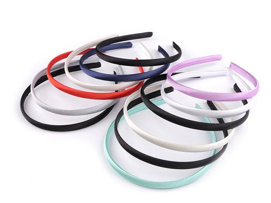 Satin-base headband – available at Charlotte Fabrics