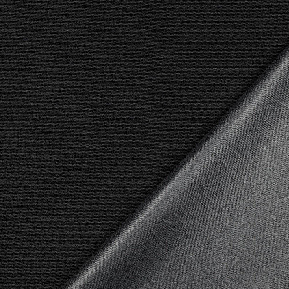 Tissu d'ameublement imperméable - noir 215 g/m²