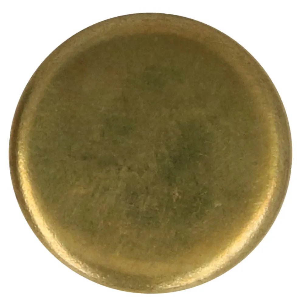 Bouton de jean en métal 14 mm - doré métallisé