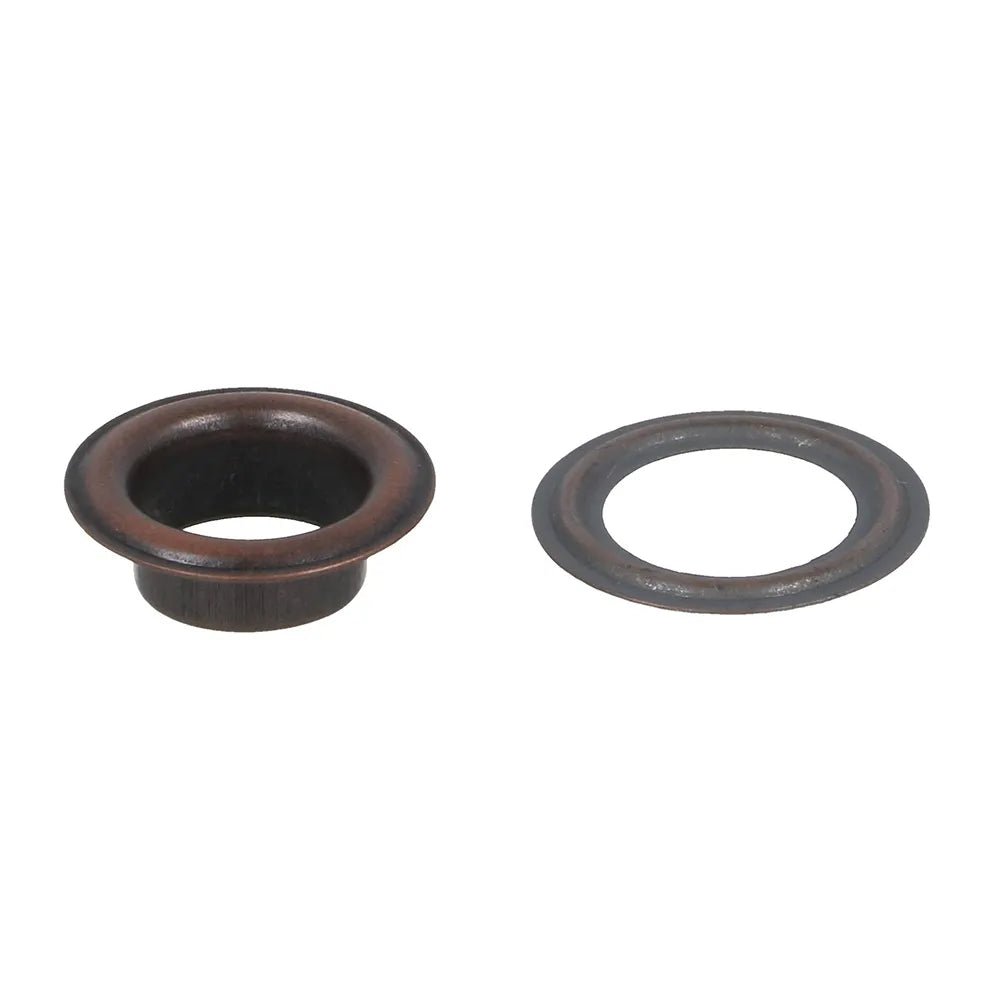 Metāla gredzeni, Luversi 10.5mm (15 gab.) Milward - antīki