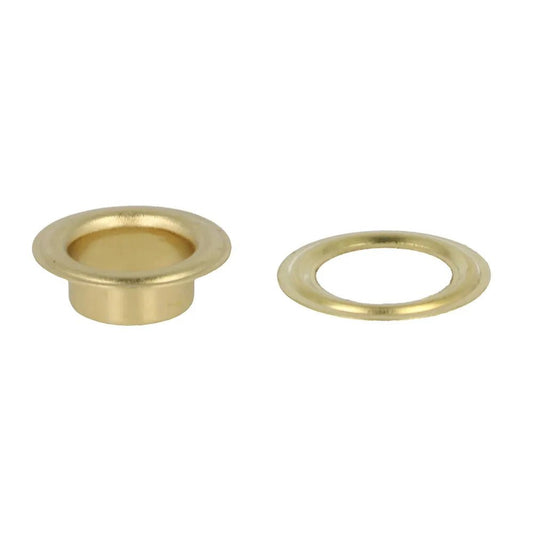 Metāla gredzeni, Luversi 10.5mm (15 gab.) Milward - zelta