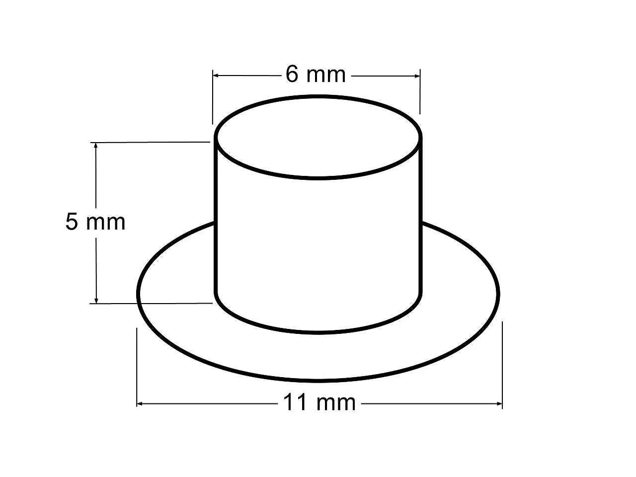 Anneaux métalliques, œillets 6 mm |100 pièces| de différentes teintes