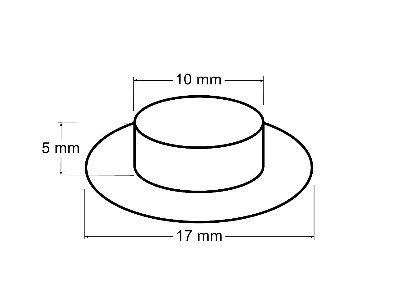 Image avec anneaux métalliques Luversi, Ø intérieur 10 mm / Ø extérieur 17 mm |10 pièces | tons variés – disponible chez Šarlotes audumi