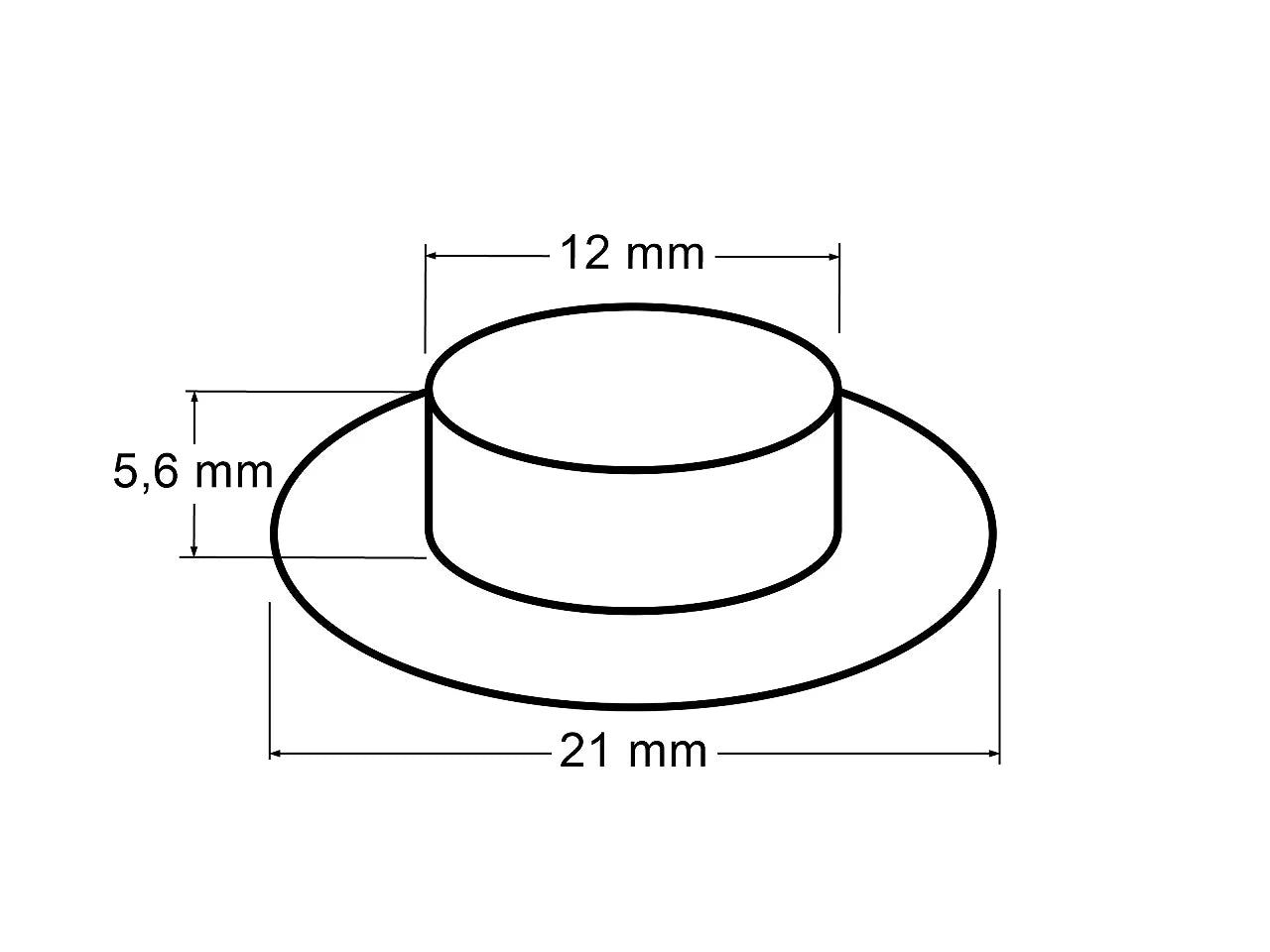 Image with Metal rings, Luversi inner Ø12 mm / outer Ø21 mm |10 pcs | assorted shades – available at Charlotte Fabrics
