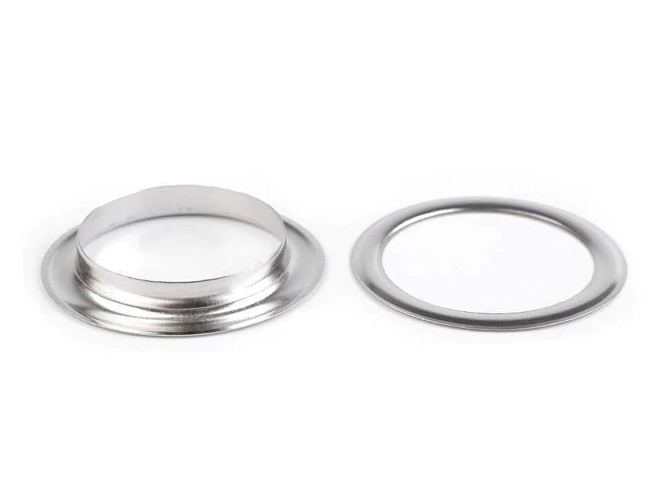 Image of Metal rings, Luversi inner Ø35 mm (inner diameter) |10 pcs | assorted shades – available at Šarlotes audumi