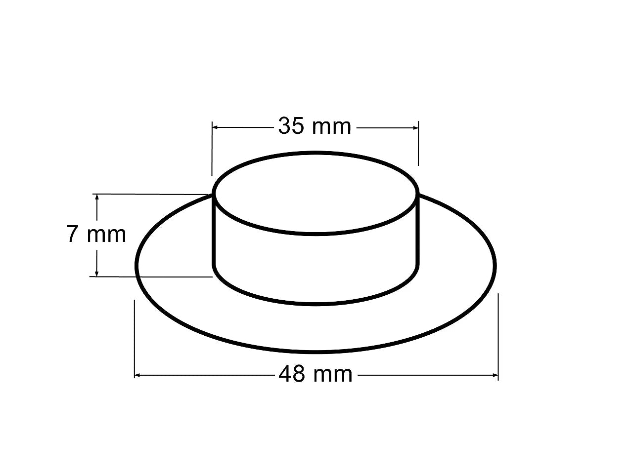 Image of metal rings, Luversi inner Ø35 mm (inner diameter) | 10 pcs | assorted shades – available at Šarlotes audumi