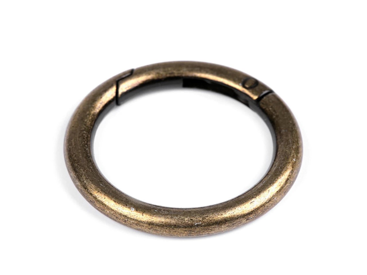 Mousqueton en métal, anneau porte-clés | Ø34 mm| couleurs assorties