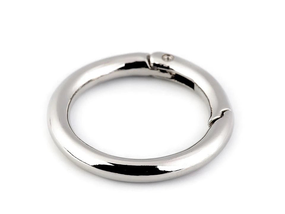 Mousqueton en métal, porte-clés | Ø34 mm | couleurs assorties