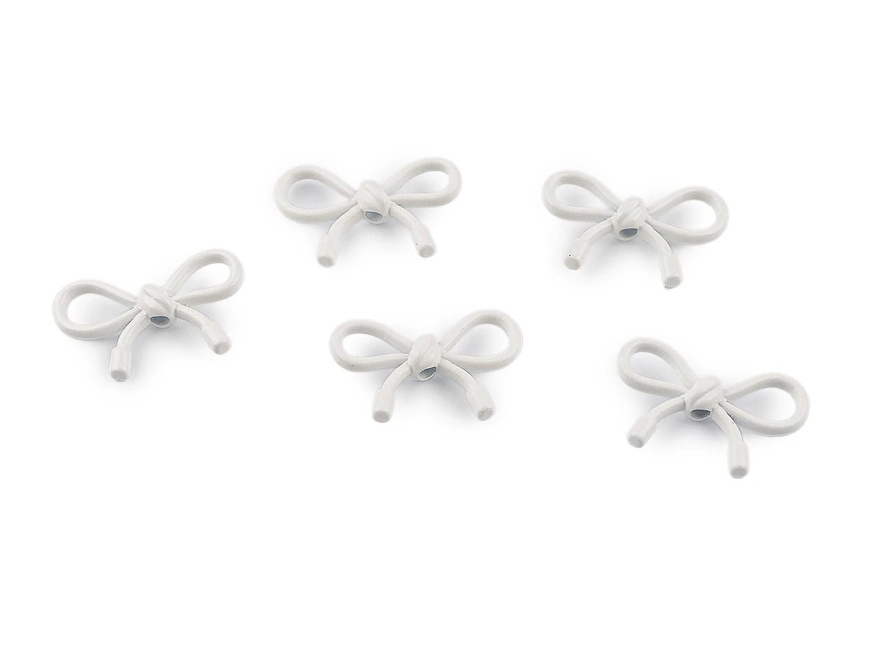 Image with metal pendant – bow 13×20 mm, 5 pcs | assorted shades – available at Charlotte's Fabrics