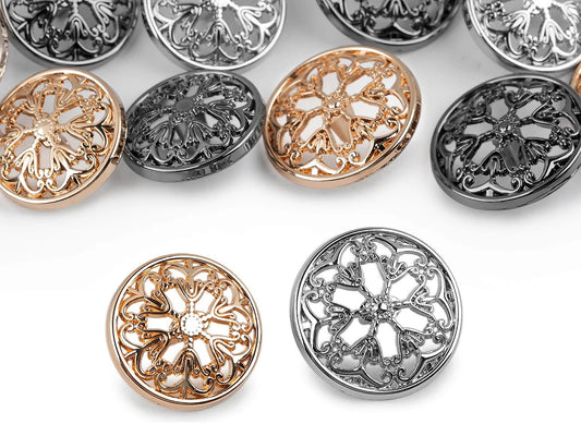 Image with metal shank buttons, 22-25 mm – available at Šarlotes Audumi