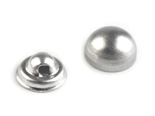 Boutons métalliques à recouvrir soi-même | 10 mm