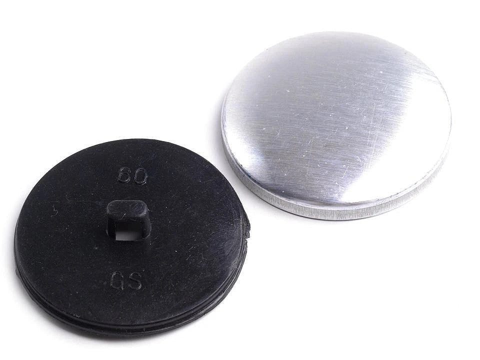Kuva itse päällystettävästä metallinapista | 38 mm – saatavilla verkossa Šarlotes audumi
