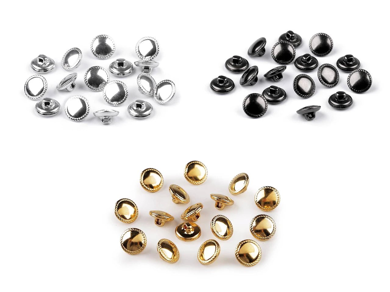 Metal shank buttons 12.7 mm | in various shades