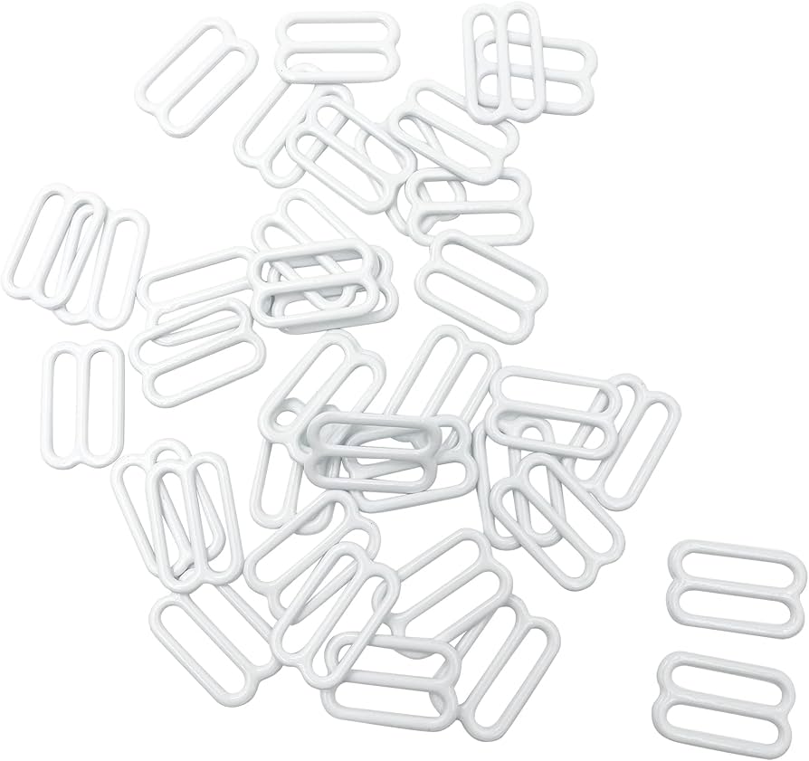 Régulateur métallique pour linge 10 mm - blanc (lot de 50)