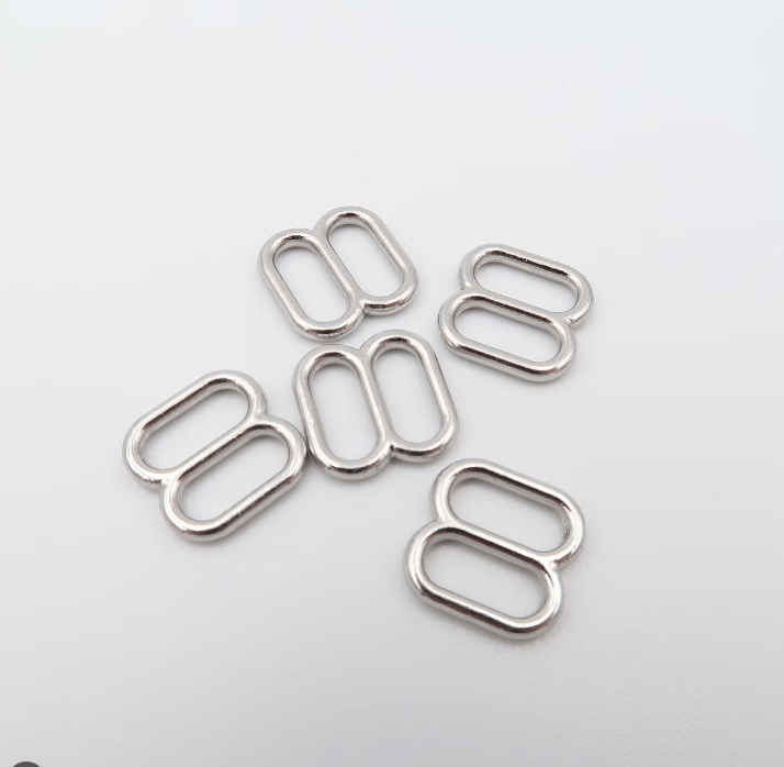 Régleur métallique pour linge 8 mm - argent (lot de 10)