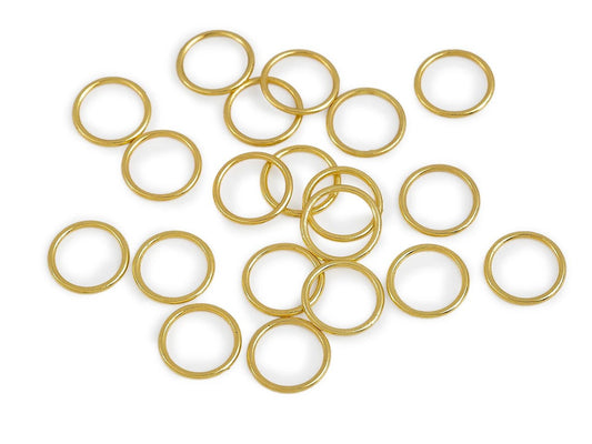 Metal ring for underwear and straps – Ø10 mm – available online at Šarlotes audumi