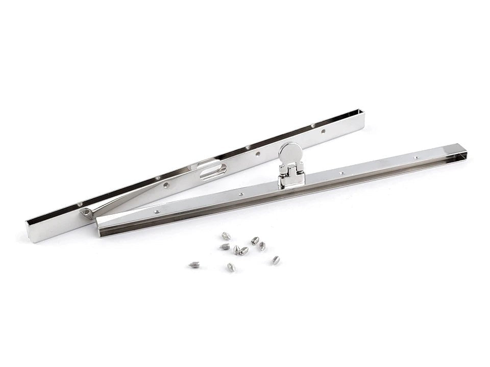 Metal bag clasp frame with screws, 12 cm – available online at Šarlotes audumi