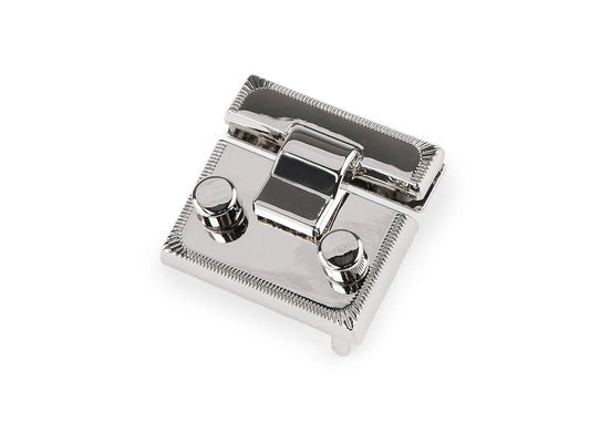 Kuva metallisesta käsilaukun sulkimesta 34 × 36 mm – saatavilla verkossa Šarlotes audumi