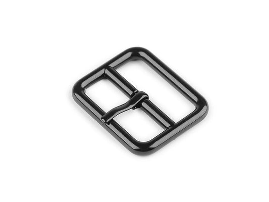 Metal buckle 20 mm - black (set of 10)