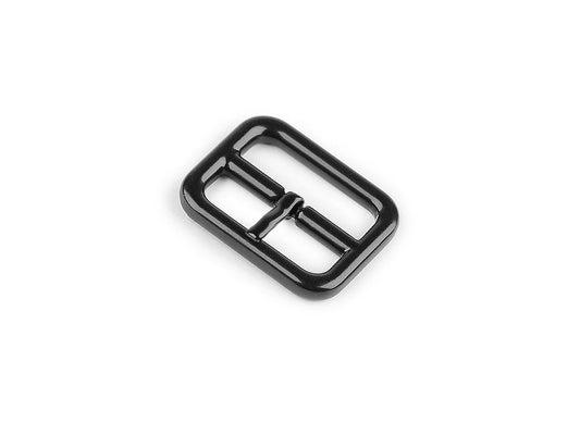 Metal buckle 20 mm - black (10 pcs in a set)